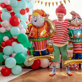 Standing Santa Foil Balloon